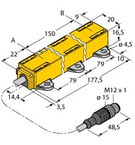 Induktiver Linearwegsensor