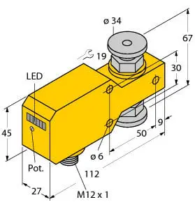 Produktfoto 1 von Strömungssensor - Inline-Sensor mit integrierter Auswerteelektronik