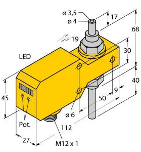 Produktfoto 1 von Strömungssensor Inline-Sensor mit integrierter Auswerteelektronik
