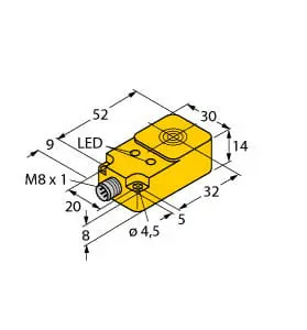Produktfoto 1 von Induktiver Sensor uprox