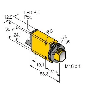 Opto Sensor Einweglichtschranke (Sender)