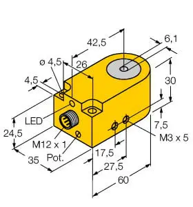 Produktfoto 1 von Induktiver Sensor Ringsensor