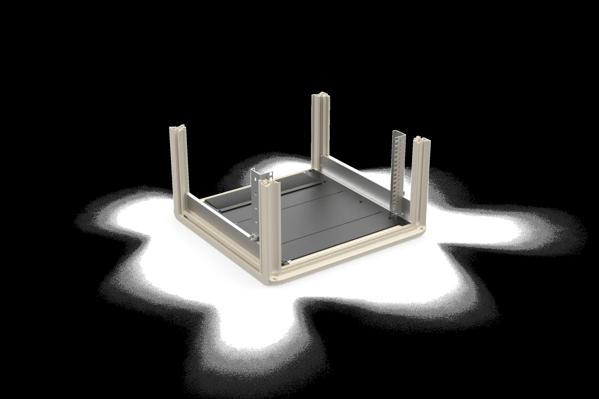 Produktfoto 1 von Bodenblechpaket 600x800mm schwarz