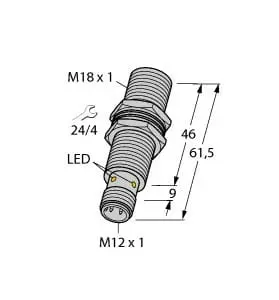 Produktfoto 1 von Induktiver Sensor uprox