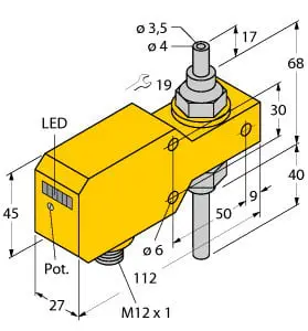 Produktfoto 1 von Strömungssensor Inline-Sensor mit integrierter Auswerteelektronik
