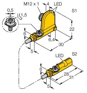 Produktfoto 1 von Magnetfeld-Sensor für Pneumatikzylinder