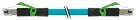 Produktfoto 1 von RJ45 St. 0° / RJ45 St. 0° gesch. Ethernet PUR 2x2xAWG22 gesch. bl UL/CSA
