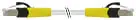 Produktfoto 1 von RJ45 St. 0° / RJ45 St. 0° Cabinet-Line Gigabit FRNC/LS0H 4x2xAWG26 gesch. gr