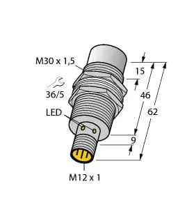 Produktfoto 1 von Induktiver Sensor uprox