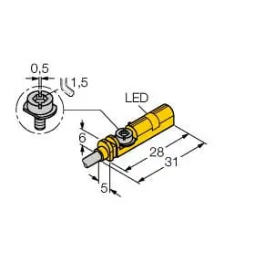 Produktfoto 1 von Magnetfeld-Sensor - mit erweitertem Temperaturbereich