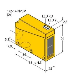 Produktfoto 1 von Opto Sensor Einweglichtschranke (Empfänger)
