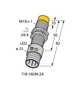 Produktfoto 1 von Induktiver Sensor uprox
