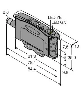 Produktfoto 1 von Opto Sensor Basisgerät für Kunststofflichtleiter