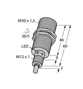 Produktfoto 1 von Induktiver Sensor für die Lebensmittelindustrie uprox+