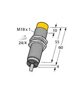 Produktfoto 1 von Induktiver Sensor mit Analogausgang