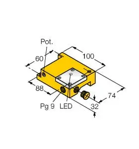 Produktfoto 1 von Induktiver Sensor Verstärker für Ringsonde