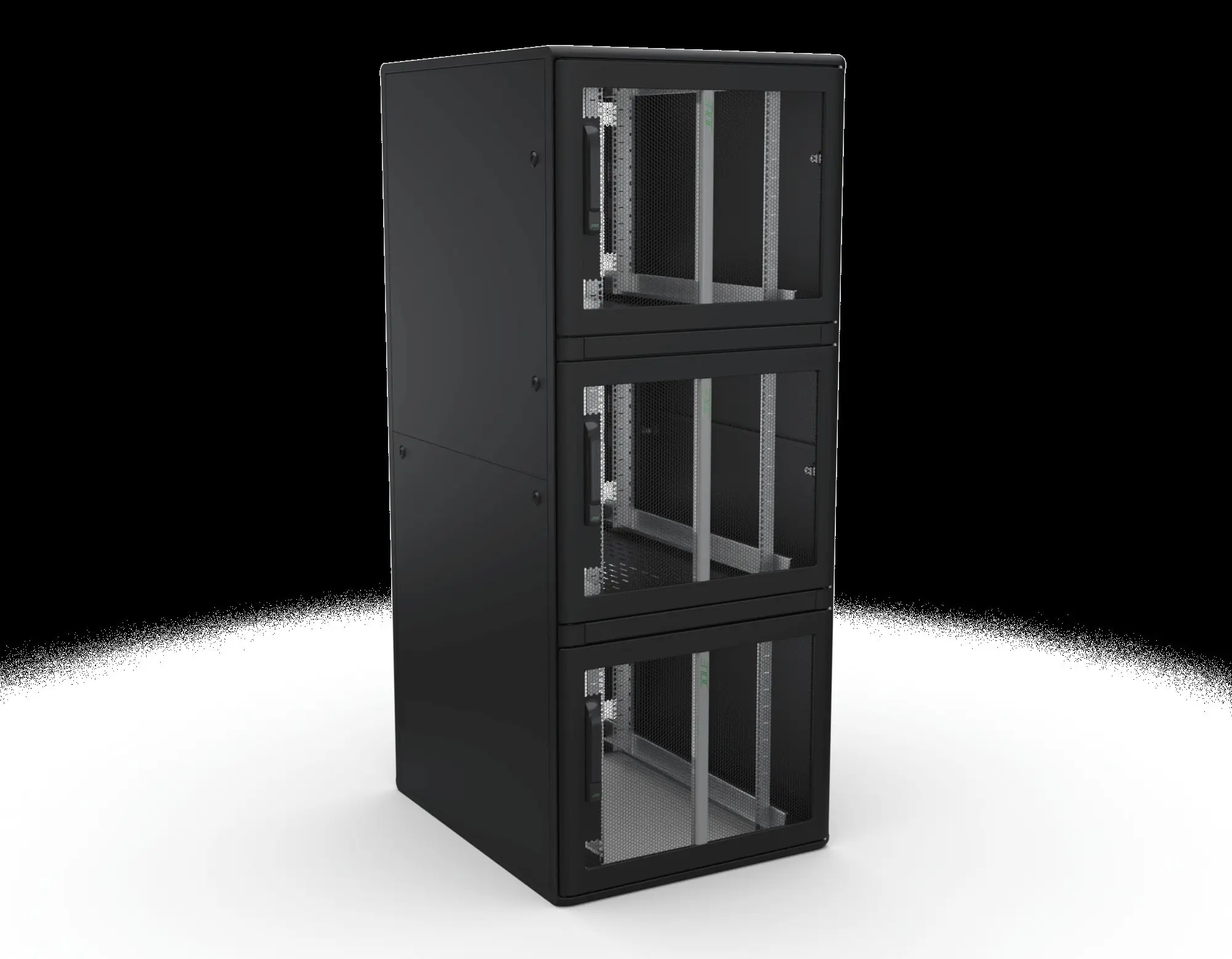 Produktfoto 1 von 19" Colocation Serverschrank 3x12 HE