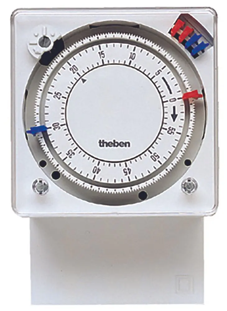 Produktfoto 1 von Analoge Zeitschaltuhr mit Stecksockel 60 Minuten-Programm, Front 72 x 72 mm
