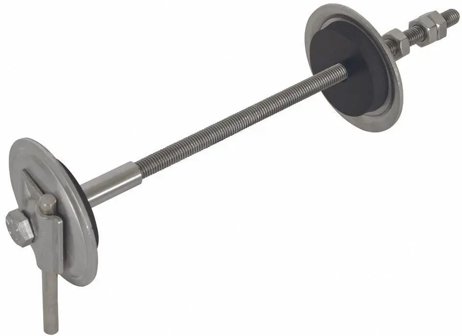 Produktfoto 1 von Erder-/Wanddurchführung 500-700mm m. Gewinde M10 L 720mm NIRO (V4A)