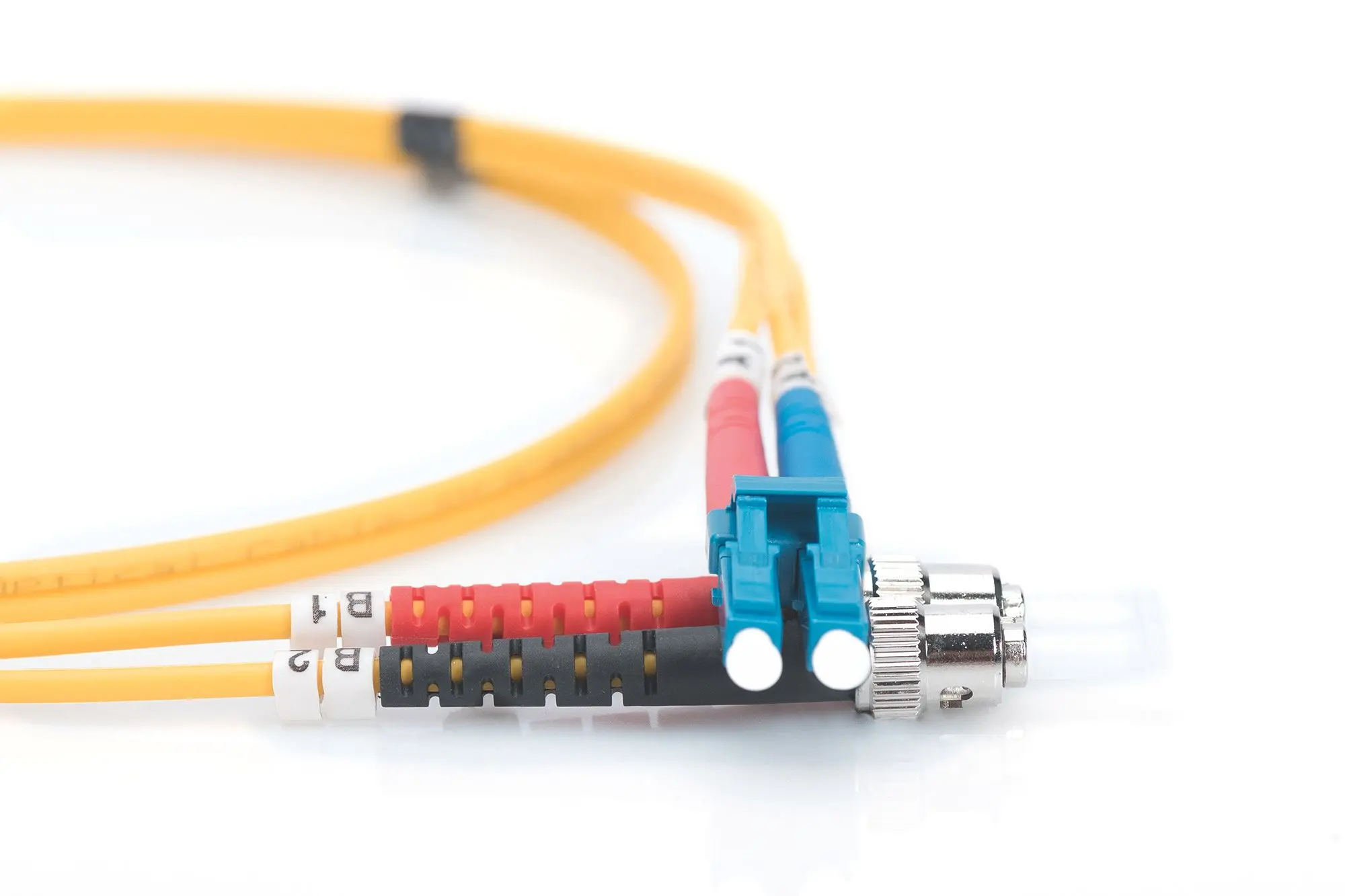 Produktfoto 1 von LWL Singlemode Patchkabel LC/ST 09/125M Duplex Länge 3m