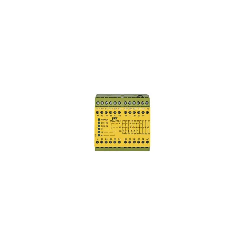 Produktfoto 1 von PNOZ X10.1 230-240VAC 6n/o 4n/c 6LED Sicherheitsschaltgerät