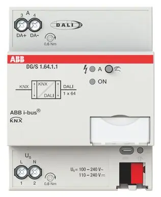 Produktfoto 1 von DG/S1.64.1.1 DALI-Gateway, Basic, 1fach, REG
