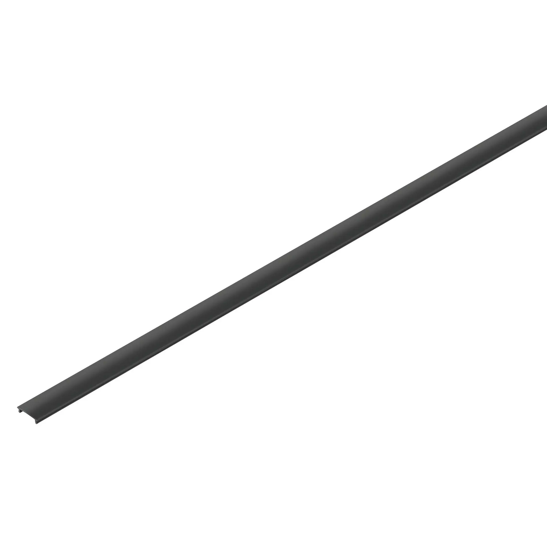 Produktfoto 1 von 48V TRACK Schienenabdeckung, 26mm, für Aufbauschiene tief und Einbauschiene