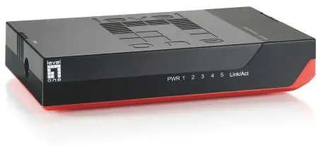 Produktfoto 1 von 5-Port Gigabit Ethernet Desktop Switch schwarz Edition