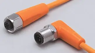 Produktfoto 1 von Verbindungskabel <60VAC 0,3m PVC Gehäuse PVC orange EPDM IP65/67-69K