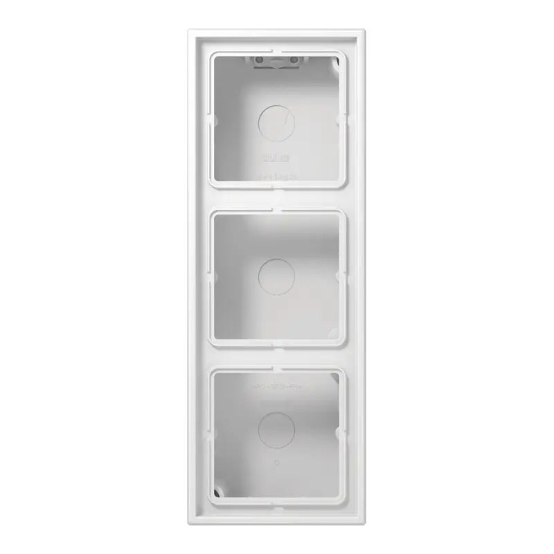 Produktfoto 1 von Aufputz-Kappe, 3fach, integrierte, flammwidrige Bodenplatte, angeformter Ra