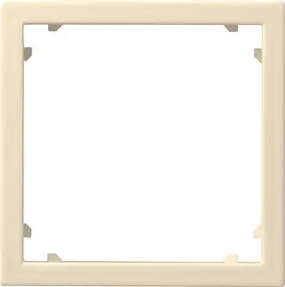 Produktfoto 1 von Adapterrahmen 45x45 quadratisch System 55 cremeweiß