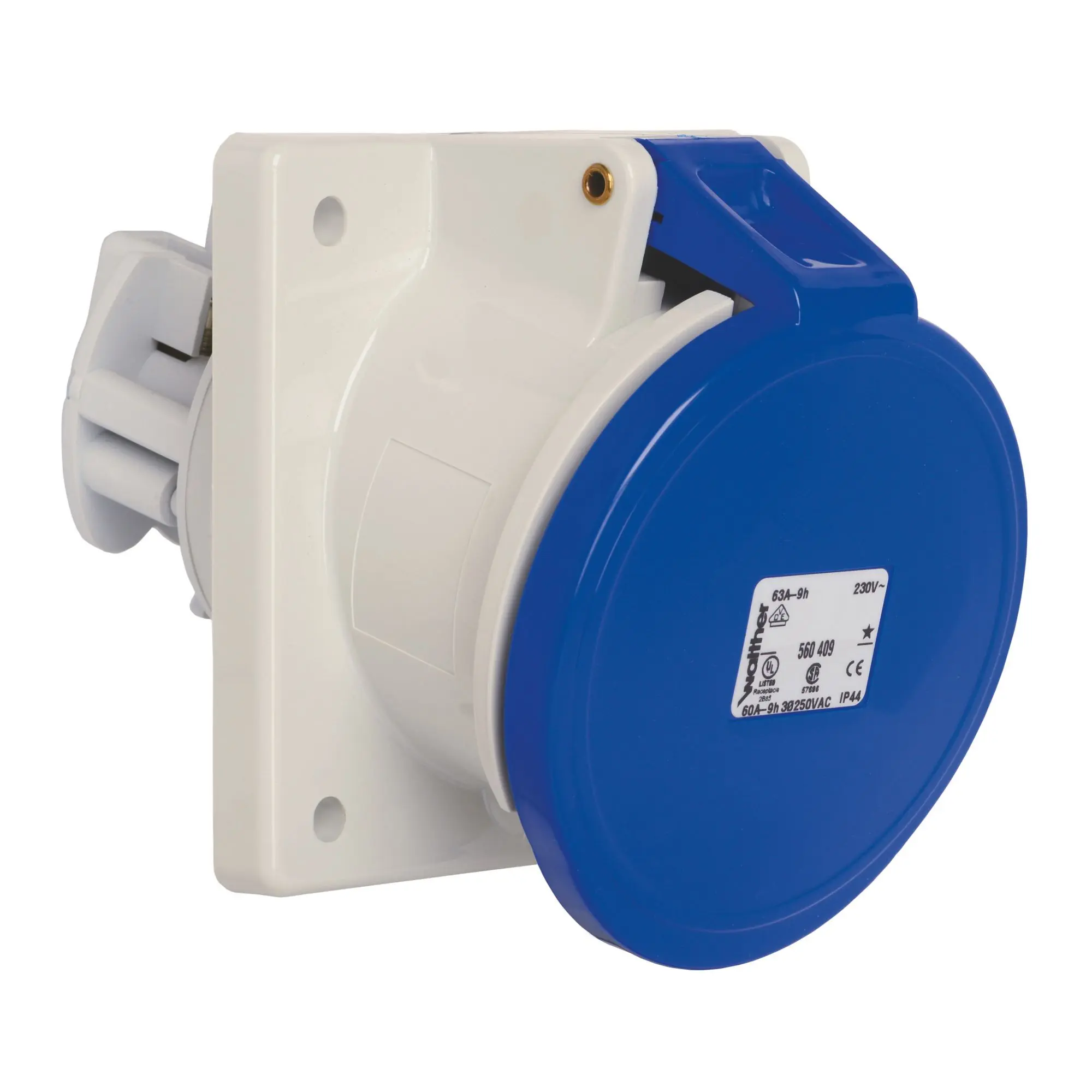 Produktfoto 1 von Anbaudose schräg 63A 4P 230V 9h IP44