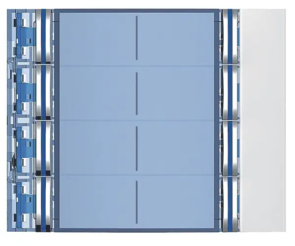 Produktfoto 1 von Frontblende Ruftastmodul 8Rt-D Allwhite
