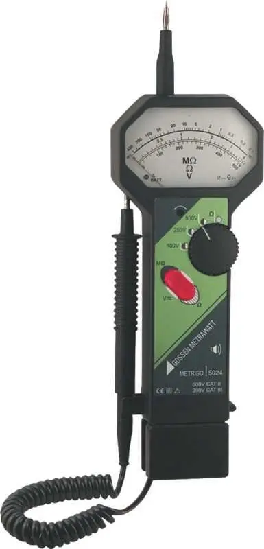 Produktfoto 1 von Analoges Isolationsmessgerät / Niederohmmessgerät / Voltmeter