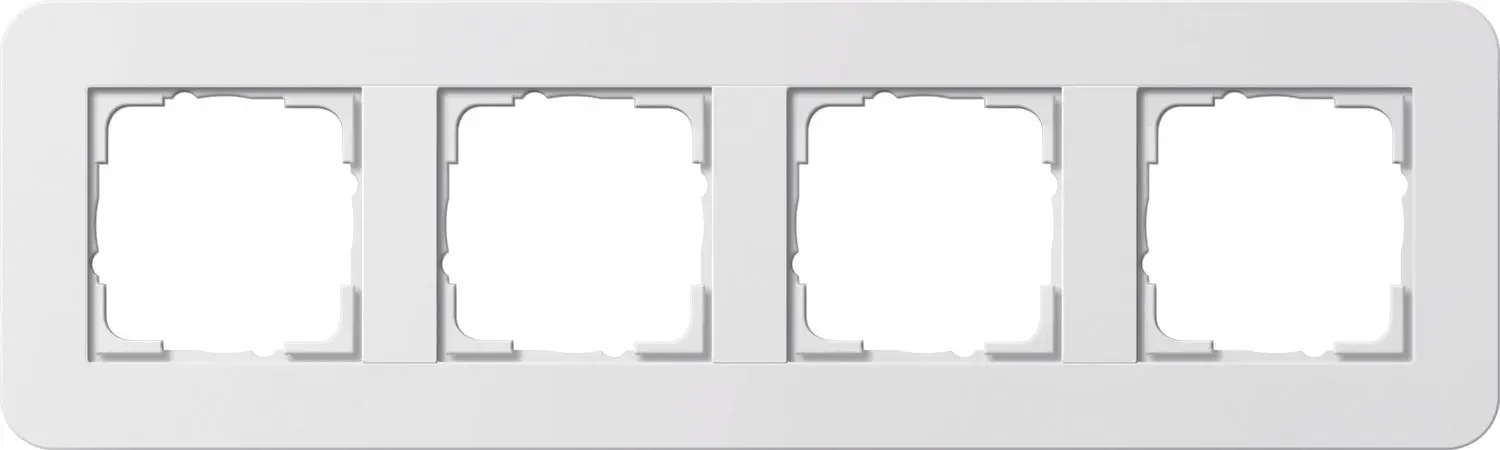 Produktfoto 1 von Abdeckrahmen 4f E3 Reinweiß/Reinweiß