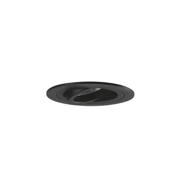 Produktfoto 1 von Einbaumodul rund, strukturschwarz, Durc