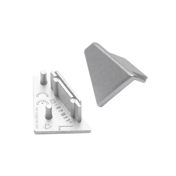 Produktfoto 1 von Endstück für Eckprofil Profil 53700 silber