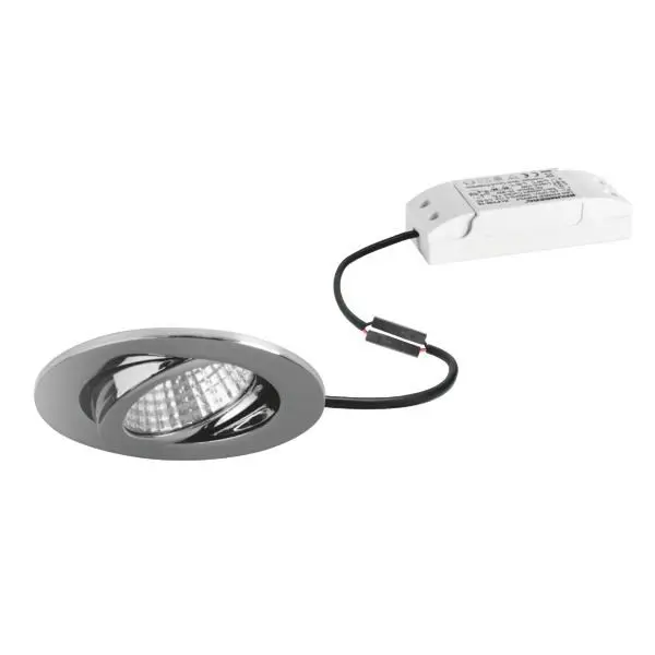 Produktfoto 1 von LED-Einbaustrahler 230V,6W,3000K,IP65, chrom