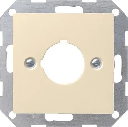 Produktfoto 1 von Abdeckung+Tragring Geräte m.22,5mm System 55 cremeweiß