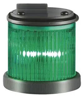 Produktfoto 1 von LED-Warn-/Blinklicht 240V~ (0,055A) grün Warn-/Blinklicht wahlweise