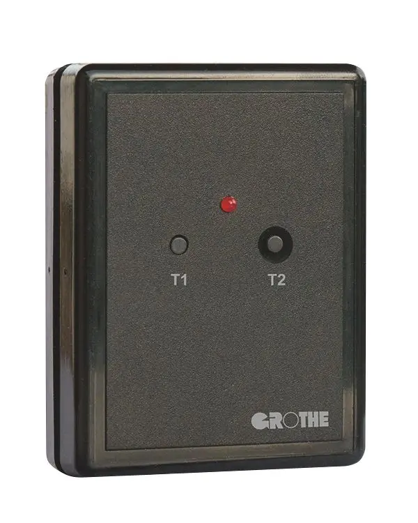 Produktfoto 1 von Mobiler Empfänger schwarz m.Gürtelclip Vibrationsalarm Mistral 80x60x30mm