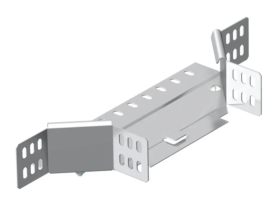 Produktfoto 1 von Anbau-Abzweigstück mit 2 Winkelverbindern 60x100, A2, 1.4301, 2B