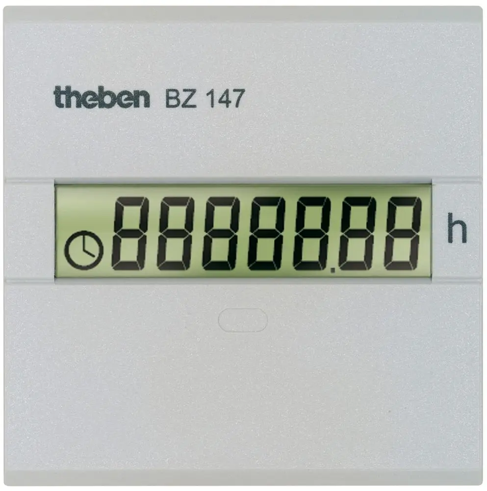 Produktfoto 1 von Digital - Betriebsstundenzähler, 48x48mm Frontplatte 110-240 V