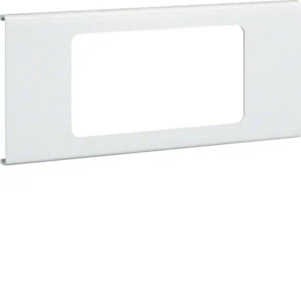Produktfoto 1 von Blende 2-fach R7 für UP-Einsatz mit Rahmen PVC zu FB Oberteil 110mm