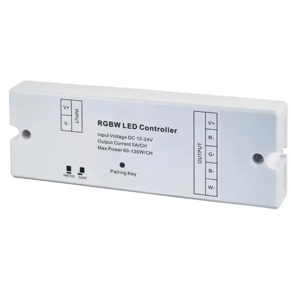 Produktfoto 1 von LED Controller RGBW 12 - 24V DC, 1x 5A rot, 1x 5A grün, 1x 5A blau, 1x 5A weiss