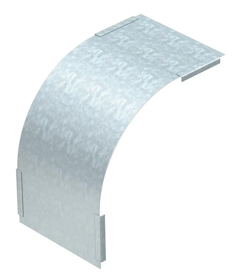 Deckel für Vertikalbogen 90° fallend B600mm, St, FS