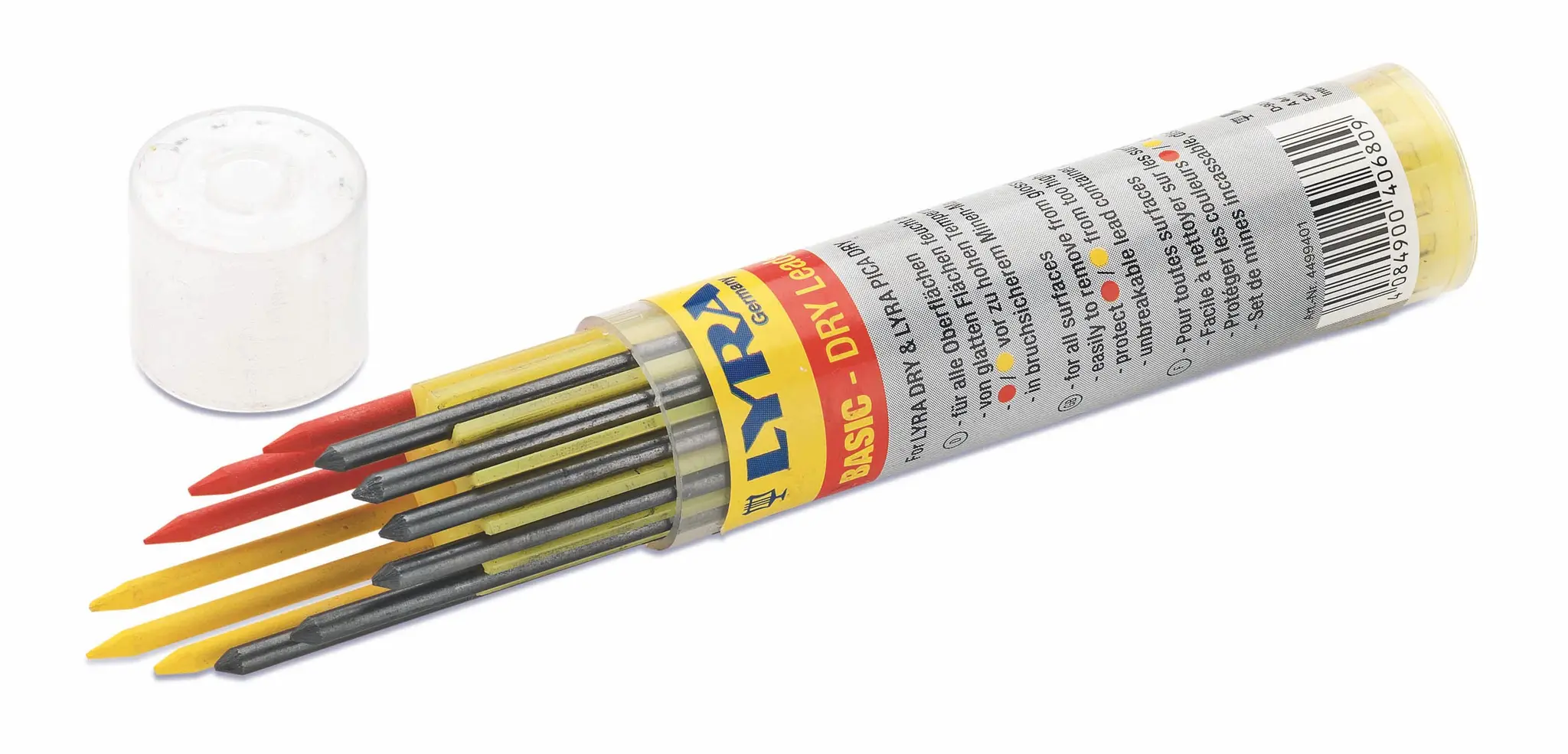 Produktfoto 1 von 12er Pack Ersatzminen zu 21 3150 rot/gelb/graphit
