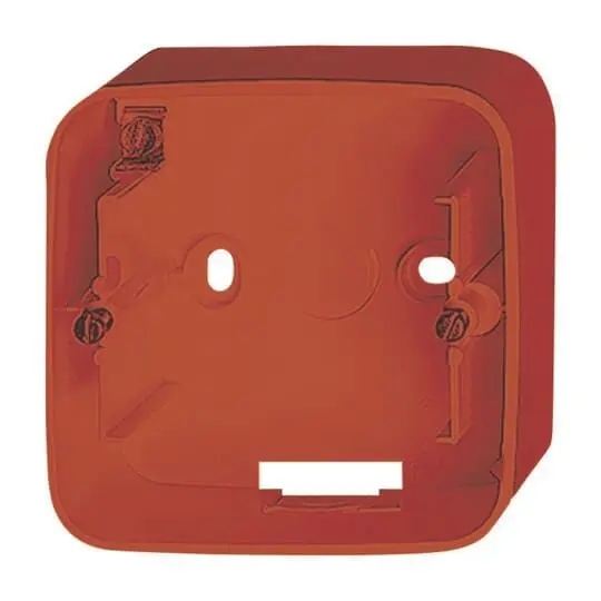Aufputz-Gehäuse, rot RAL 3020, SI/Reflex SI, Zubehör