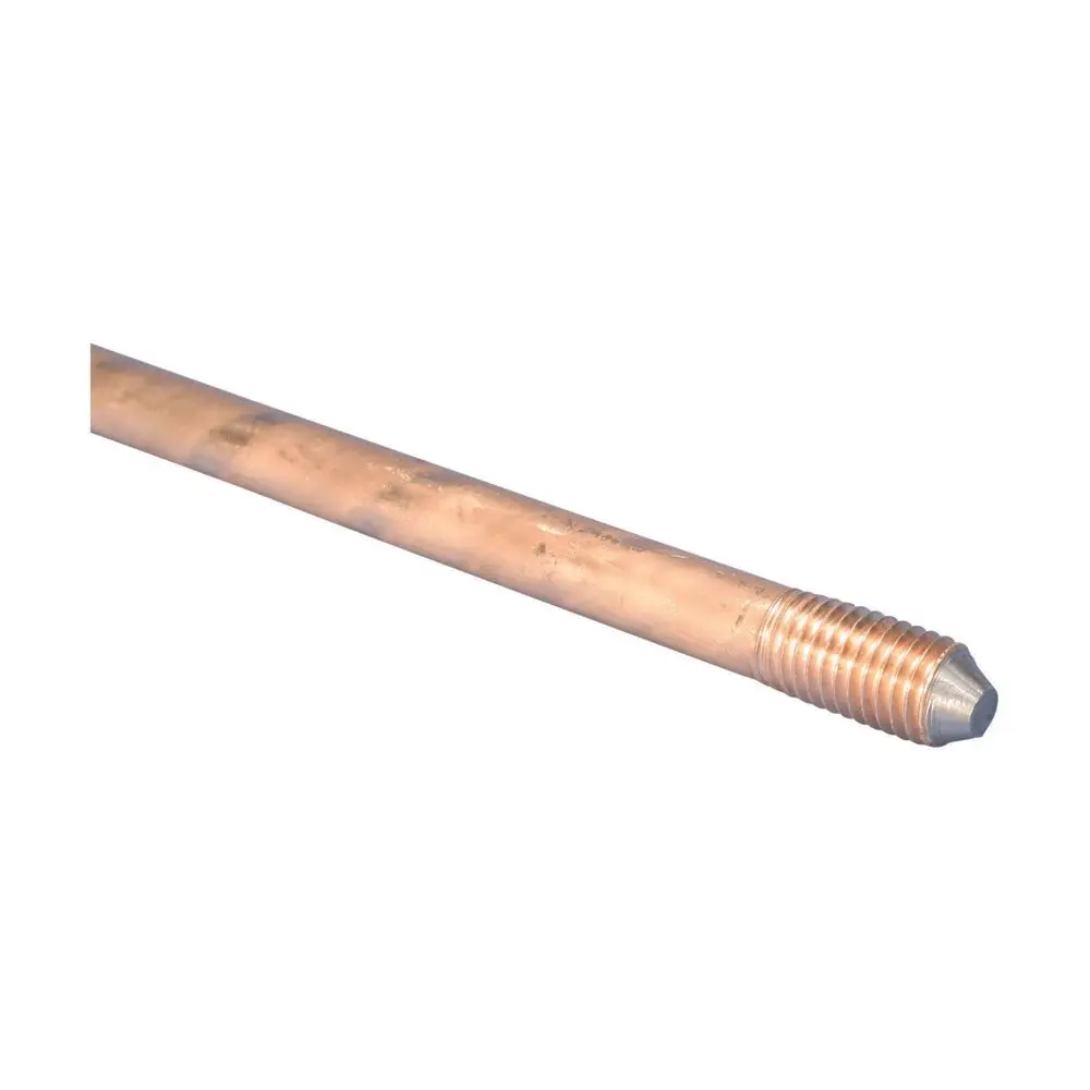 Produktfoto 1 von Erdungsstift mit Kupferanschluss, Abschnitt, 3/4" dia, 1,2 m, 254 µm Plati