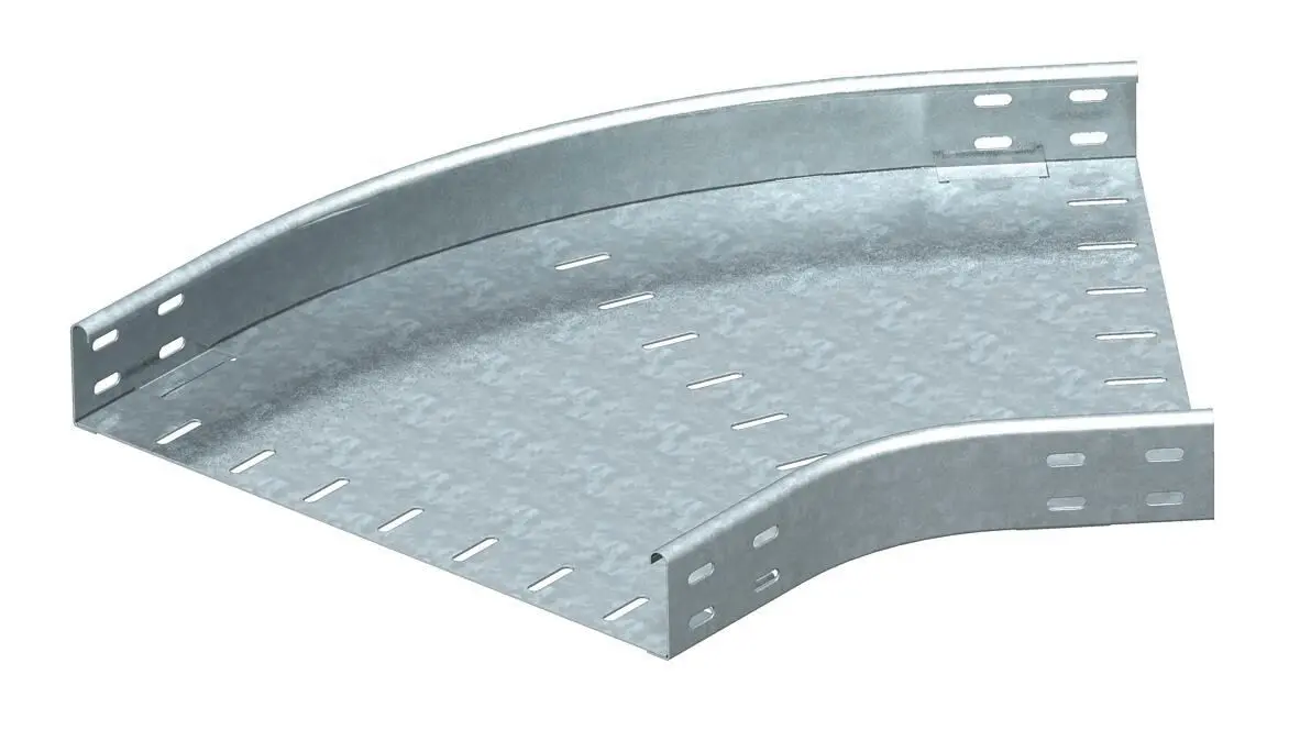 Produktfoto 1 von Bogen 45° horizontal, runde Bauform 60x500, St, FT